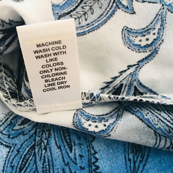 NWT Cato Blue/White Top  - Picture 11 of 12